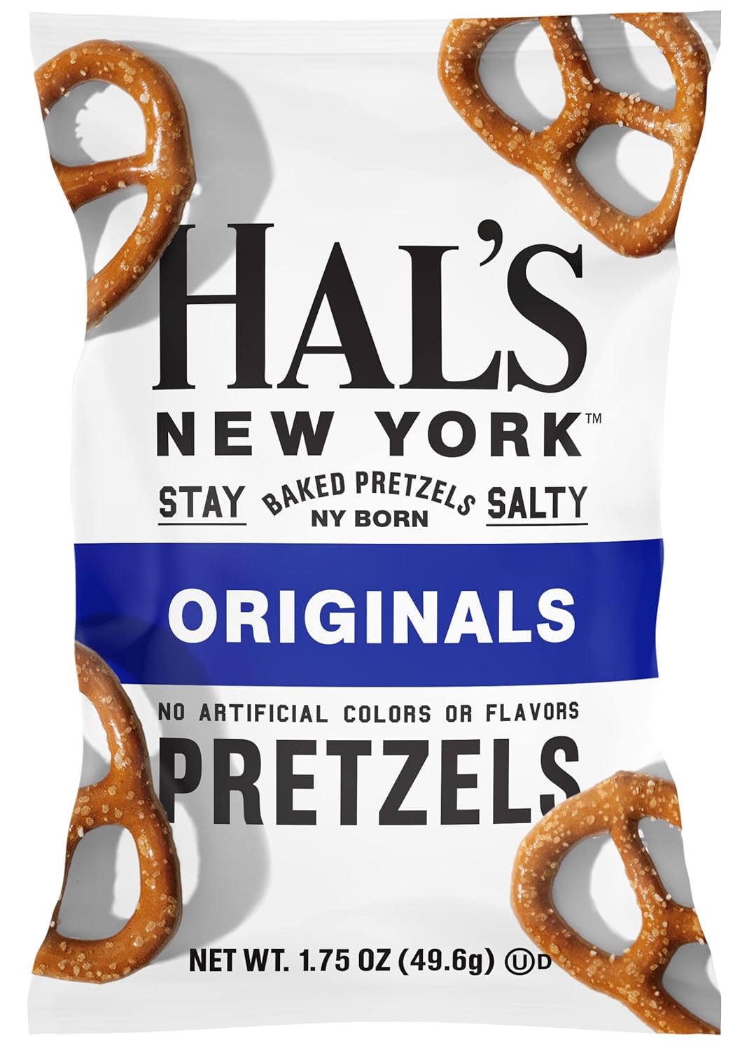 Hal's New York Baked Pretzels (Originals, 2 Ounce, Qty 2)