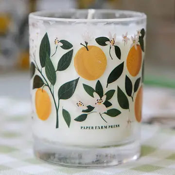 Orange Orchard Scented Soy Hand Poured Candle