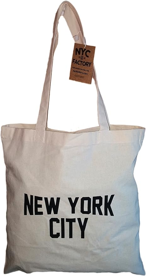 NYC Tote Bag 100% Cotton Canvas